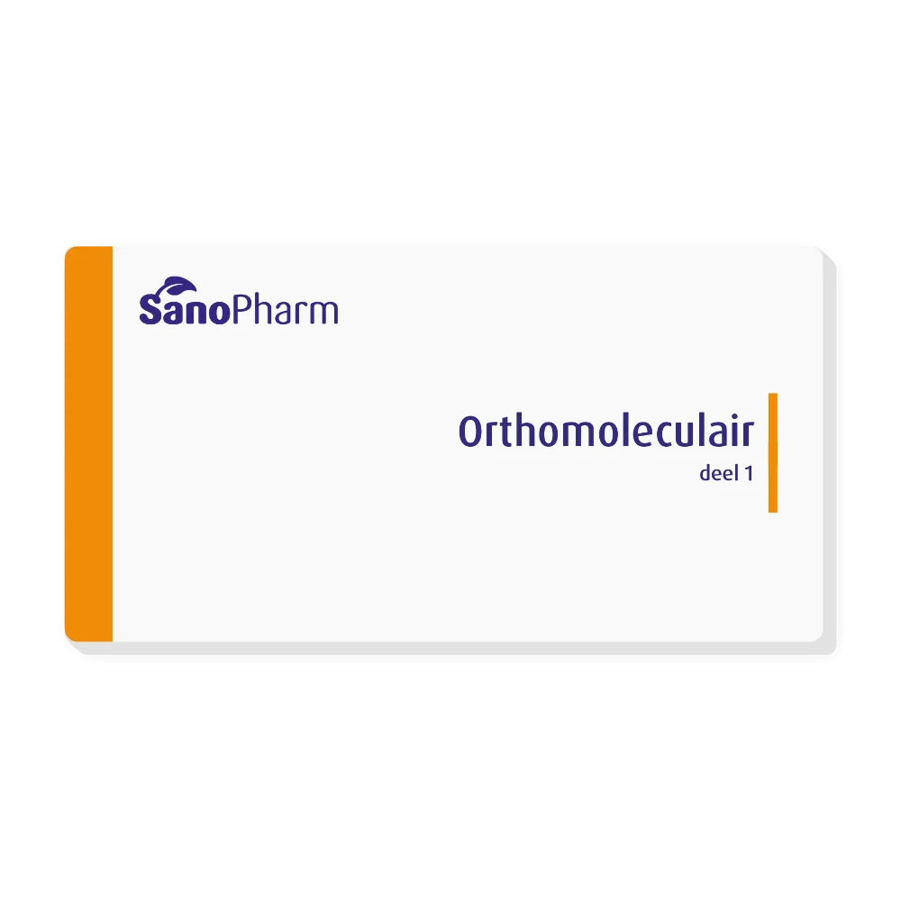 SanoPharm testdoos voor Orthomoleculaire voedingssupplementen (FoodState, WholeFood, High Quality en Emulsan)