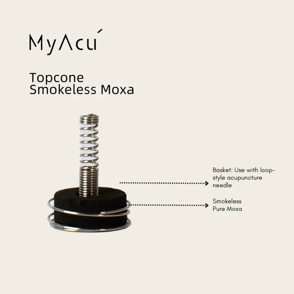 MyAcu TopCone Smokeless Moxa (traditioneel handvat) - Afbeelding 2